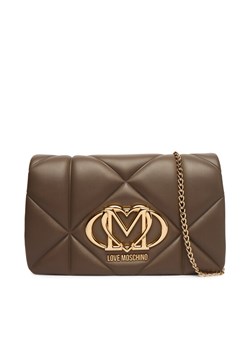 Torebka LOVE MOSCHINO JC4043PP1OLC0203 Brązowy ze sklepu eobuwie.pl w kategorii Kopertówki - zdjęcie 187975449