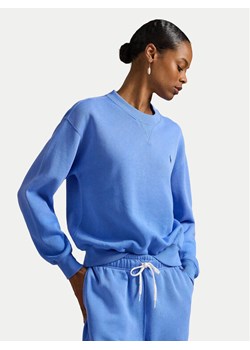 Polo Ralph Lauren Bluza 211971697503 Błękitny Relaxed Fit ze sklepu MODIVO w kategorii Bluzy damskie - zdjęcie 187976066