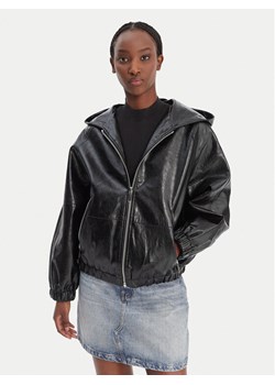 MICHAEL Michael Kors Kurtka z imitacji skóry MR620K5DTW Czarny Regular Fit ze sklepu MODIVO w kategorii Kurtki damskie - zdjęcie 187976069