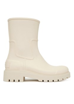 Calvin Klein Jeans Kalosze Mid Rainboot Rubber YW0YW02004 Écru ze sklepu MODIVO w kategorii Kalosze damskie - zdjęcie 187976075
