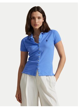 Polo Ralph Lauren Polo 211939272005 Niebieski Slim Fit ze sklepu MODIVO w kategorii Bluzki damskie - zdjęcie 187976089