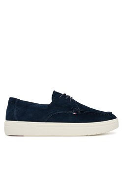 Tommy Hilfiger Półbuty Casual Suede Stitch Toe Hybrid FM0FM05707 Granatowy ze sklepu MODIVO w kategorii Półbuty męskie - zdjęcie 187976155