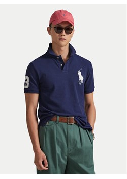 Polo Ralph Lauren Polo 710688969004 Granatowy Custom Slim Fit ze sklepu MODIVO w kategorii T-shirty męskie - zdjęcie 187976188