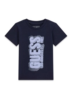 Guess T-Shirt N6RI11 K8HM4 Granatowy Regular Fit ze sklepu MODIVO w kategorii T-shirty chłopięce - zdjęcie 187976199
