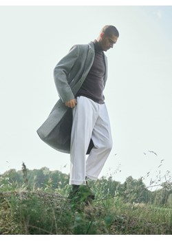 Reserved - Golf z wełny merino - ciemnobrązowy ze sklepu Reserved w kategorii Swetry męskie - zdjęcie 187977189