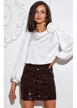 Brązowa mini spódniczka – polska produkcja ze sklepu intimiti.pl w kategorii Spódnice - zdjęcie 187977285