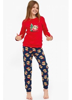 Cornette Young Girl 592/186 Teddy Christmas piżama dziewczęca ze sklepu intimiti.pl w kategorii Piżamy dziecięce - zdjęcie 187977308