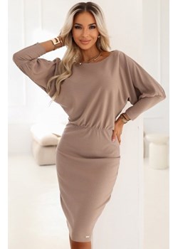 Numoco 399-4 LARA sukienka w prążki ze ściągaczami w rękawach ze sklepu intimiti.pl w kategorii Sukienki - zdjęcie 187977477