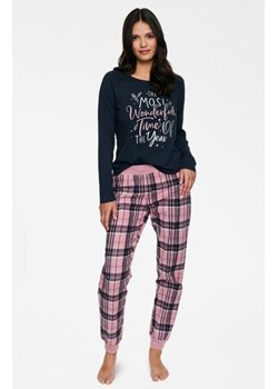Henderson Ladies Hello 40120-39X granatowo-różowa piżama damska ze sklepu intimiti.pl w kategorii Piżamy damskie - zdjęcie 187977487