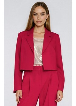 Krótki czerwony żakiet damski ze sklepu intimiti.pl w kategorii Marynarki damskie - zdjęcie 187977905