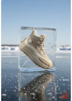 Ciemnobeżoiwe Sneakersy Śniegowce Vices na Platformie w Sportowym Stylu Nelsella ze sklepu renee.pl w kategorii Buty sportowe damskie - zdjęcie 187978275