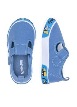 Action Boy Kapcie CF2500-3(CH) Niebieski ze sklepu MODIVO w kategorii Kapcie dziecięce - zdjęcie 187978809
