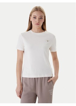 Guess T-Shirt V6RI17 KD741 Écru Regular Fit ze sklepu MODIVO w kategorii Bluzki damskie - zdjęcie 187978816