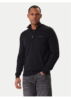Guess Kardigan M6RR18 Z4451 Czarny Regular Fit ze sklepu MODIVO w kategorii Swetry męskie - zdjęcie 187978829