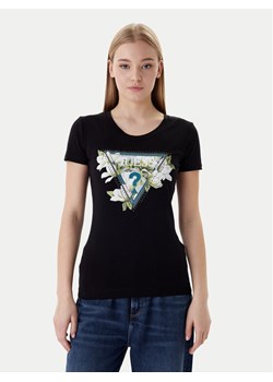 Guess T-Shirt W6RI35 J1314 Czarny Slim Fit ze sklepu MODIVO w kategorii Bluzki damskie - zdjęcie 187978835