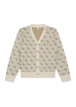 Guess Kardigan L6RR12 Z3OE2 Beżowy Regular Fit ze sklepu MODIVO w kategorii Swetry dziewczęce - zdjęcie 187978869