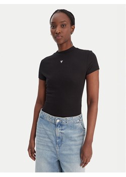 Guess Bluzka W6RP99 KCNH2 Czarny Regular Fit ze sklepu MODIVO w kategorii Bluzki damskie - zdjęcie 187978888