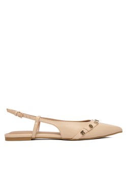 Guess Baleriny FLPDOR LEA05 Beżowy ze sklepu MODIVO w kategorii Balerinki - zdjęcie 187978895