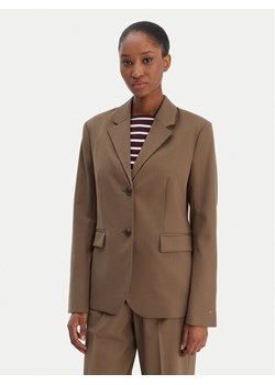 Tommy Hilfiger Marynarka Timeless WW0WW46662 Beżowy Regular Fit ze sklepu MODIVO w kategorii Marynarki damskie - zdjęcie 187978899