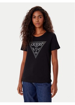 Guess T-Shirt W5BI18 I3Z14 Czarny Regular Fit ze sklepu MODIVO w kategorii Bluzki damskie - zdjęcie 187978949