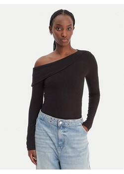 Guess Top W6RP15 KD012 Czarny Slim Fit ze sklepu MODIVO w kategorii Bluzki damskie - zdjęcie 187978959