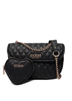 Guess Torebka Atabey HWQG98 94210 Czarny ze sklepu MODIVO w kategorii Torebki damskie - zdjęcie 187978965