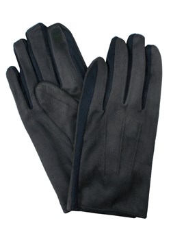 Miękkie i Delikatne Rękawiczki Męskie - Bawełniane - Granat z Grafitem RKWEMACSHSTR0007bawGFgr ze sklepu JegoSzafa.pl w kategorii Rękawiczki męskie - zdjęcie 187980088