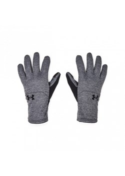 Męskie rękawiczki treningowe Under Armour UA Storm Fleece Gloves - szare ze sklepu Sportstylestory.com w kategorii Rękawiczki męskie - zdjęcie 187980108