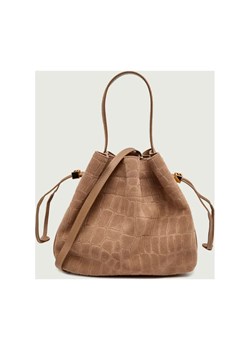 Elisabetta Franchi Worek | zamsz ze sklepu Gomez Fashion Store w kategorii Torebki worki - zdjęcie 187980225