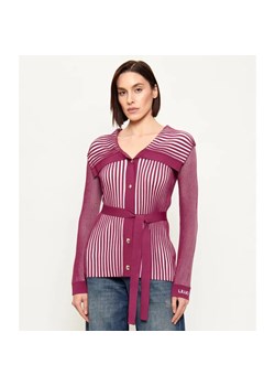 Liu Jo Sport Kardigan | Slim Fit ze sklepu Gomez Fashion Store w kategorii Swetry damskie - zdjęcie 187980295