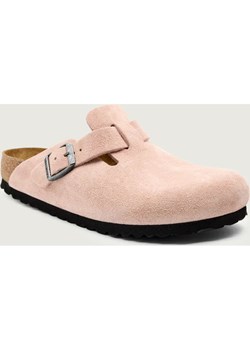 Birkenstock Mule Boston LEVE | narrow fit | zamsz ze sklepu Gomez Fashion Store w kategorii Klapki damskie - zdjęcie 187981587