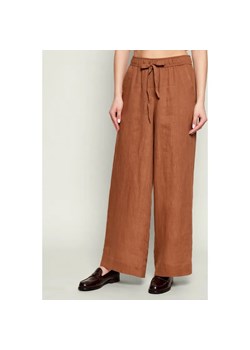 Marella SPORT Lniane spodnie MLSUOMO | Relaxed fit ze sklepu Gomez Fashion Store w kategorii Spodnie damskie - zdjęcie 187981606