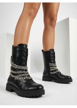 Royalfashion Botki damskie typu workery w kolorze czarnym Goserre ze sklepu royalfashion.pl w kategorii Kozaki damskie - zdjęcie 187982116