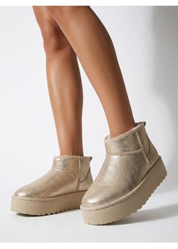 Royalfashion Buty a'la śniegowce damskie na platformie Dagodo ze sklepu royalfashion.pl w kategorii Śniegowce damskie - zdjęcie 187982127