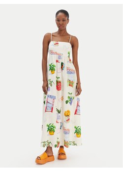 Seafolly Sukienka letnia La Boca 55597-DR Écru Regular Fit ze sklepu MODIVO w kategorii Sukienki - zdjęcie 187982659