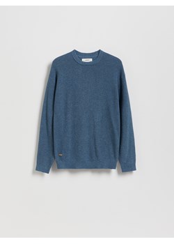 Reserved - Bawełniany sweter - granatowy ze sklepu Reserved w kategorii Swetry chłopięce - zdjęcie 187983109