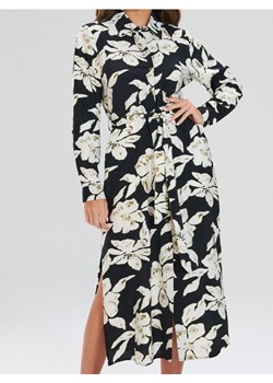 Sinsay - Sukienka ze wzorem w kwiaty - czarny ze sklepu Sinsay w kategorii Sukienki - zdjęcie 187983635
