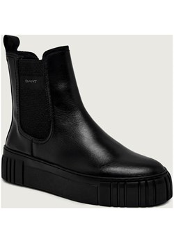 Gant Skórzane sztyblety Snowmont | z dodatkiem wełny ze sklepu Gomez Fashion Store w kategorii Botki - zdjęcie 187983996