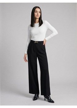 Sinsay - Koszulka z długimi rękawami - kremowy ze sklepu Sinsay w kategorii Bluzki damskie - zdjęcie 187984526