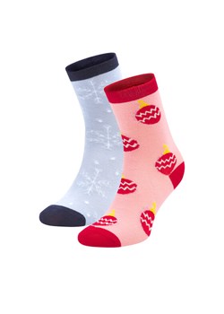 Skarpety długie Jenny Fairy 4WB-007-AW23 (2-pack) Kolorowy ze sklepu eobuwie.pl w kategorii Skarpetki damskie - zdjęcie 187984556