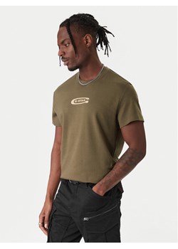 G-Star Raw T-Shirt Old Skool D25967-C812 Zielony Regular Fit ze sklepu MODIVO w kategorii T-shirty męskie - zdjęcie 187984765