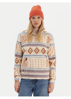 Roxy Polar Live Out Loud ERJPF03169 Beżowy Relaxed Fit ze sklepu MODIVO w kategorii Bluzy damskie - zdjęcie 187984775