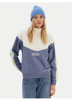 Roxy Bluza ERJFT04860 Niebieski Relaxed Fit ze sklepu MODIVO w kategorii Bluzy damskie - zdjęcie 187984787
