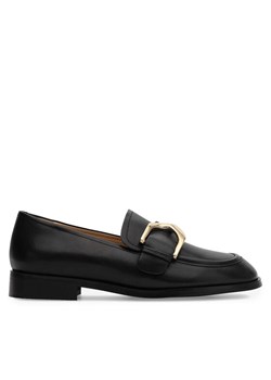 Lordsy Gino Rossi WFA2592-1Z Czarny ze sklepu eobuwie.pl w kategorii Mokasyny damskie - zdjęcie 187985638