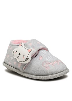 Kapcie Nelli Blu 22SDR1119 VE Szary ze sklepu eobuwie.pl w kategorii Kapcie dziecięce - zdjęcie 187985677