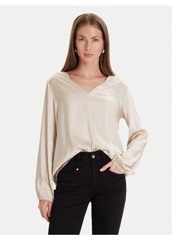 Maryley Bluzka 25IB824/18LA Beżowy Regular Fit ze sklepu MODIVO w kategorii Bluzki damskie - zdjęcie 187986365