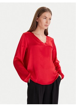 Maryley Bluzka 25IB824/18MA Czerwony Regular Fit ze sklepu MODIVO w kategorii Bluzki damskie - zdjęcie 187986376