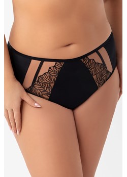 Gorsenia K965 Vida figi wysokie z koronką czarny ze sklepu kontri.pl w kategorii Majtki damskie - zdjęcie 187986808