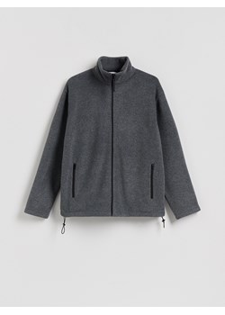 Reserved - Polarowa bluza ze stójką - ciemnoszary ze sklepu Reserved w kategorii Bluzy męskie - zdjęcie 187986986