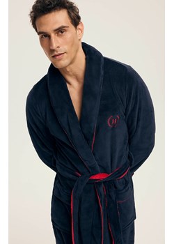 Henderson szlafrok męski granatowy GOT 36375-59X, Kolor niebieski, Rozmiar L, Henderson ze sklepu Intymna w kategorii Szlafroki męskie - zdjęcie 187987957